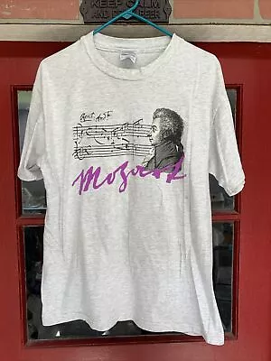 Vintage 1993 Mozart Single Stitch T-Shirt Medium Time After Time • $31.20