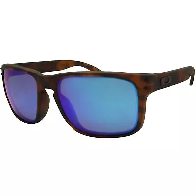 Oakley OO 9102-V455 Polarized Holbrook Matte Tortoise Prizm Sapphire Sunglasses • £106.23