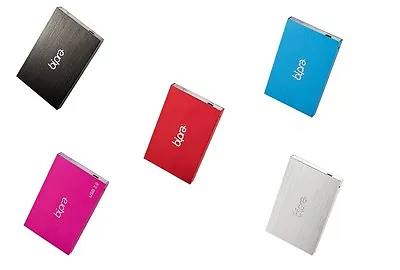 Bipra 2.5 Inch USB 2.0 FAT32 External Hard Drive 160GB 250GB 320GB 500GB 1TB • £15.95