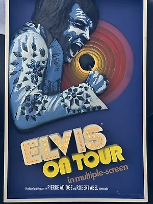 Elvis On Tour 3D Wall Art McFarlane's Pop Culture Masterworks 2007 Lights Work • $66