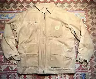 Bradley Mountain Cabin Jacket Waxed Canvas Faribault Wool Liner Made In USA • $210