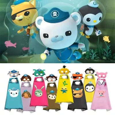 2Pcs The Octonauts Cloak Anime Costume Cosplay Comic Fancy Dress Gifts UK • £5.82