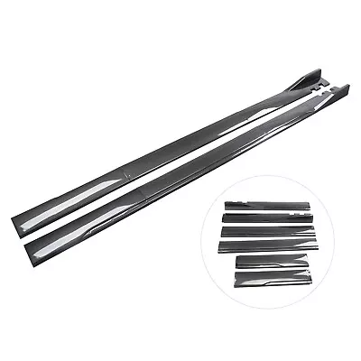 78.7 Carbon Fiber Side Skirt Rocker Panel Fit For F30 E92 E90 E36 E30 328i 335i • $79.99