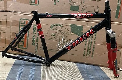 Trek 6500 ZX Mountain Bike Frame 19  Large Rock Shox 26  Disc Ready • $110