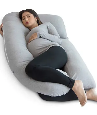 $38.99 • Buy Pharmedoc Pregnancy Pillow, U-Shape Full Body Pillow And Maternity Support