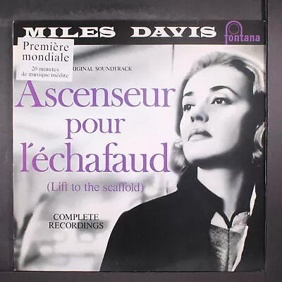 MILES DAVIS: Ascenseur Pour L'echafaud FONTANA 12  LP 33 RPM Euro • $30