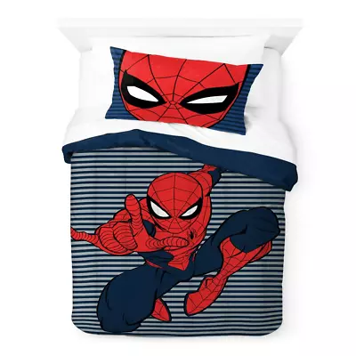 Spider-Man 2-Piece Reversible Twin/Full Comforter Set Microfiber  • $44.06