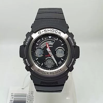 Casio G-Shock AW-590-1A Standard Analog Digital Men Watch • £93.53