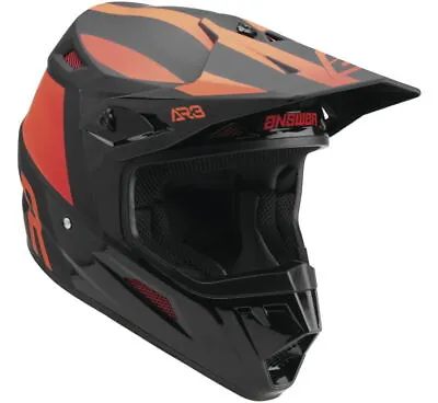 Answer Racing AR3 Phantom Black And Red MX Off Road Helmet Adult Sizes SM - XL • $49.99