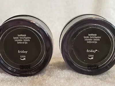 2x I.d. BareMinerals Eyecolor Loose Eyeshadow FRIDAY 53998 .01 Oz Ea NEW Rare • $29.99