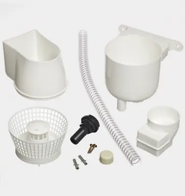 Gutter Mate Rain Diverter & Filter White 68 78mm Round & 65 75mm Square Downpipe • £34.95