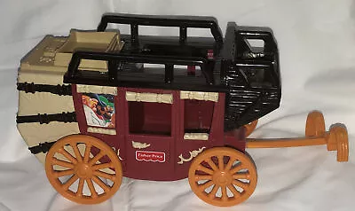 Imaginext Fisher Price Great Adventures WILD WEST CANNONBALL COACH STAGECOACH #2 • $19.95