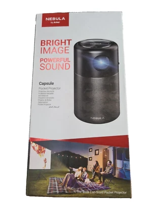 Nebula Capsule Portable Wireless Bluetooth WiFi Pocket Projector By Anker • $332.10