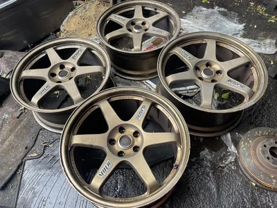 $2274.09 • Buy JDM RAYS TE37 Volk Racing V36 Z33 GTS 5X114 9J 8.5J FR  WHEELS RIMS 19 RARE