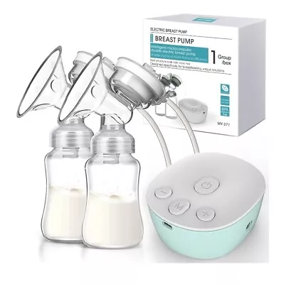 Hello Mom Intelligent Microcomputer Double Electric Breast Pump BPA Free Food Gr • $28.04