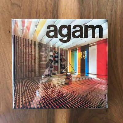 $49 • Buy Yaacov AGAM — SIGNED 1976 1ST ED ABRAMS MONOGRAPH HCDJ W/ DRAWING OOP EXC