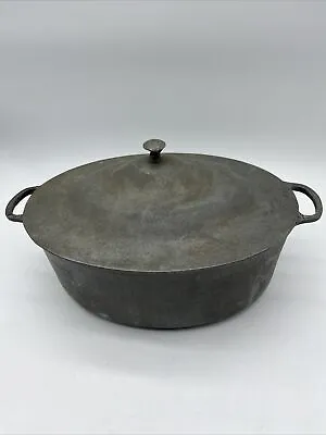 Alluminum Ware Cast Aluminum Oval Dutch Oven Roaster W/Lid 12.5  X 9  • $24.96