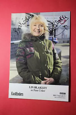 Lin Blakley (Eastenders) Signed Cast Card • £2