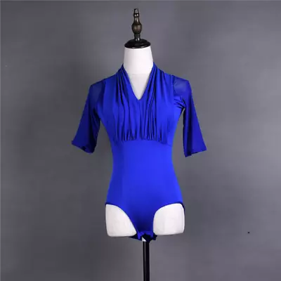 £46.31 • Buy Women Latin Dance Skirt Performance Sexy One-piece Top Ballroom Practice Costume