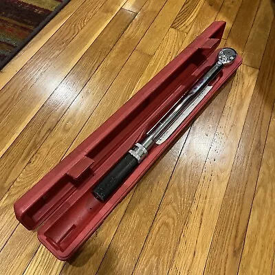 Mac Tools TWV150 Torque Wrench 1/2  Drive With Case NICE • $170