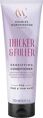 Charles Worthington Thicker And Fuller Densifying Conditioner Hair Thickening • £7.56