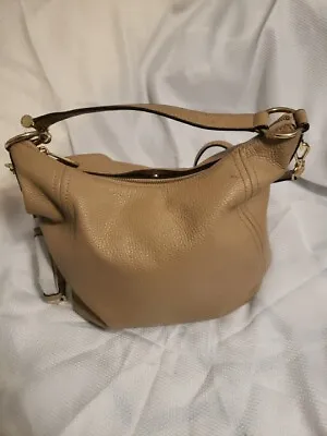 Michael Kors Fulton Hobo Handbag. Pre- Owned. Dark Khaki. (Light Brown) • $65.99