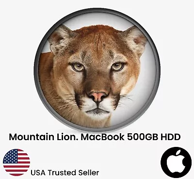 500GB Hard Drive Mountain Lion 2.5  MacBook Pro 2007 2008 2009 A1278 A1286 A1297 • $32.99