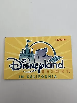 Vintage Disneyland 2002 4-Day Ultimate Hopper Ticket 🎟️ • $1.74