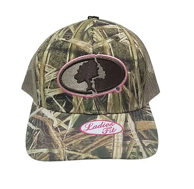 Mossy Oak Camouflage Mesh Hat Cap Ladies Pink Camo Adjustable Hunting Fishing  • £11.56