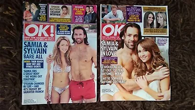 2 X OK Magazines Samia Ghadie Sylvain Longchambon Exclusives 2013 869 & 899  • £3.50