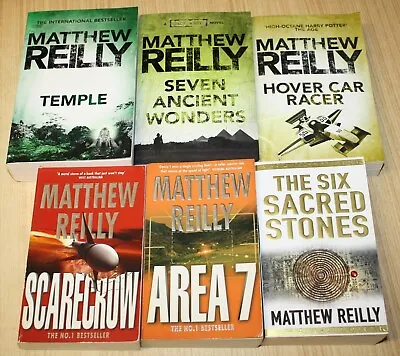 Matthew Reilly Novels X6 - Hover Car Racer Greatest Warriors Area 7 Scarecrow • $39.99