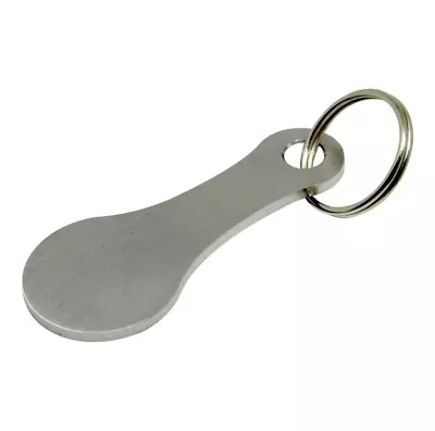 Metal Aluminium Alloy Keyring Shopping Trolly Tokens Lock Key Chain Keyring • £2.72