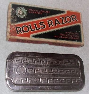 VINTAGE ROLLS RAZOR IMPERIAL No. 2.  ENGLAND (2 Blades) • $15.25