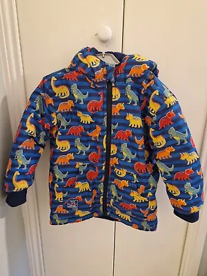 £4.99 • Buy Jojo Maman Bebe Splish Splash Waterproof Dinosaur Coat 4-5 Years