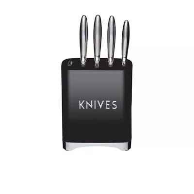 KitchenCraft - Lovello 6pc Knife Block Set Black • $46