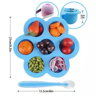 Yiwalab Reusable Storage Container And Freezer Tray With Lid  T9 • $6.80