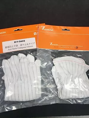 $1.50 • Buy 7ZoneUSA Anti-static Computer Gloves 2 Pack