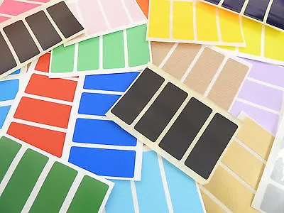 50x20mm Rectangle Stickers Coloured Rectangular Sticky Labels 36 Colours • £3.10