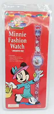 Vintage New Disney 90s Mickeys Stuff For Kids Minnie Mouse Fashion Watch Purple • $9