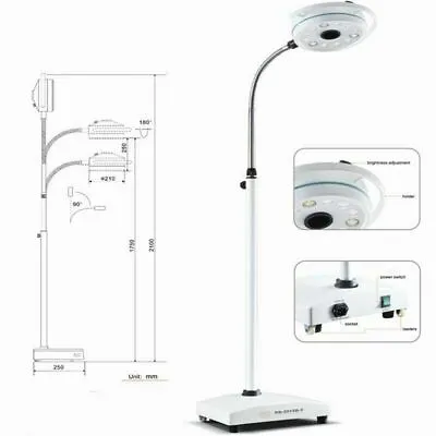 36W Mobile Surgical Medical Exam Light KD-2012D-3 Shadowless Lamp With 12 LED • $466.44
