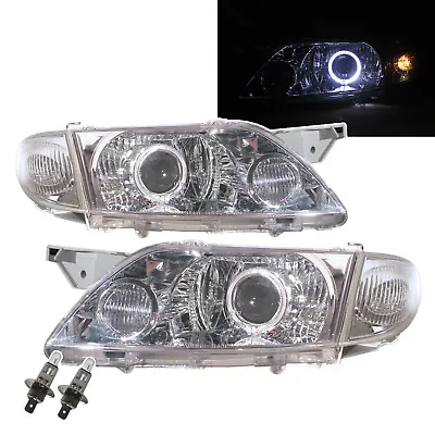 Fits MAZDA PREMACY MK1 02-04 5D Guide LED Angel-Eye Halogen Headlight CH LHD • $628.72