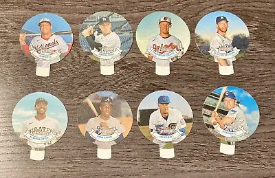 8 X 2021 Topps Heritage Baseball Stars Bubble Gum Lids • £11.49