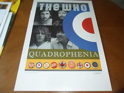 The Who-quadrophenia 2013 Lithograph Poster • $50.52