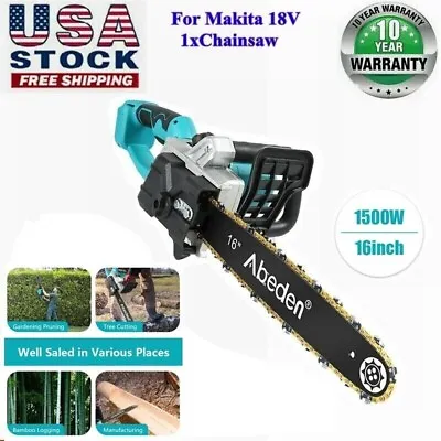 For MAKITA XCU03Z 18VX2 36V Lithium Cordless 16  Chain Saw Tool Only Chainsaw • $140.99