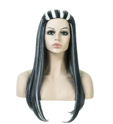 Onedor Monster High Frankie Stein Cosplay Wig Black And White Synthetic Wig • $13.99