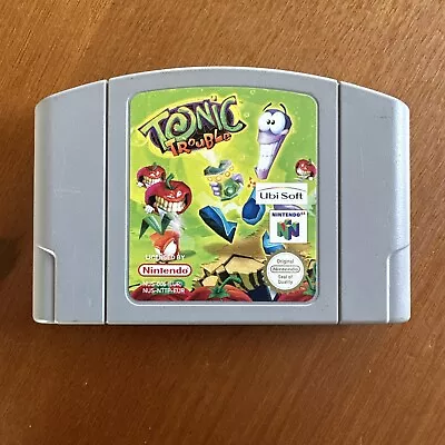 Tonic Trouble Nintendo 64 Cartridge Pal Oz Seller • $59.99