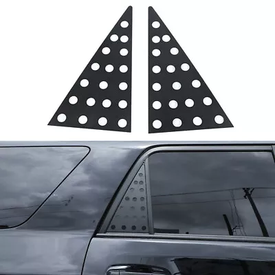 Black C-pillar Triangular Window Glass Plate Trim Accessories For 4Runner 2010+ • $31.99