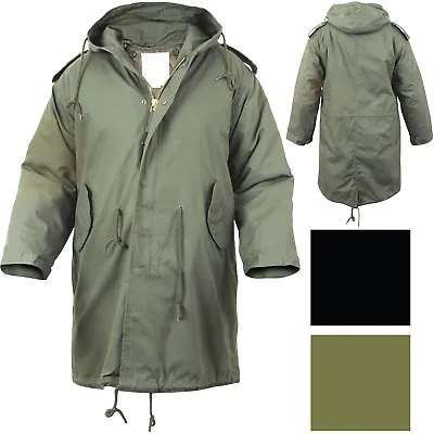 Military M-51 Fishtail Parka Hooded Army Field Winter Jacket Long Tail Trench • $109.99