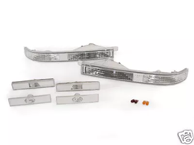 Clear Front Bumper Signal & Front + Rear Side Marker For 87-88 Toyota Supra Mk.3 • $95.36