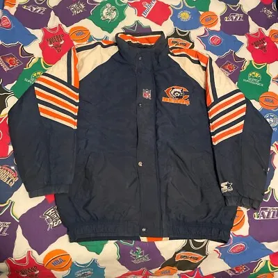 Vintage Starter NFL Chicago Bears Super Bowl Football Puffer Jacket • $80